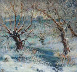 Gemälde, Winter, Vitaly Duhnevich