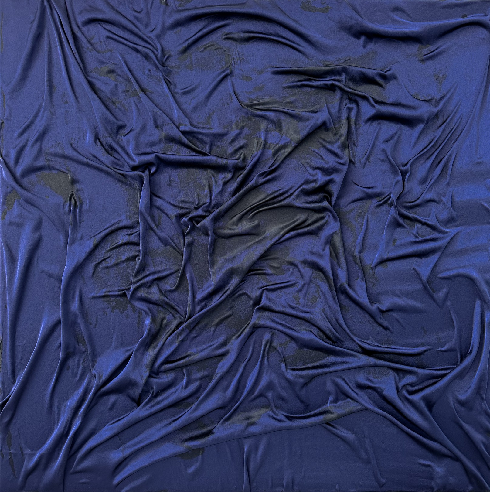 Kristina Mallen, After the Night Fell: Deep Blue Silk Kristina Mallen, After the Night Fell: Deep Blue Silk