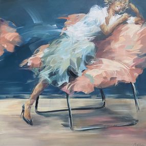 Gemälde, Temps de pause, Murielle Vanhove