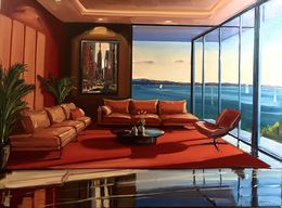Painting, Villa belle vue, Lorann Lacave-ladeuix