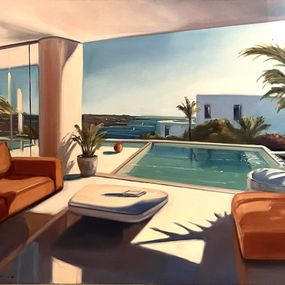 Gemälde, Loft New York, Lorann Lacave-ladeuix