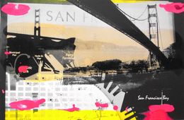 Print, San Francisco Bay, lithographie originale, Tony Soulié