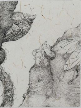 Zeichnungen, Le chêne à trois troncs n°33, Florian Song Nguyen