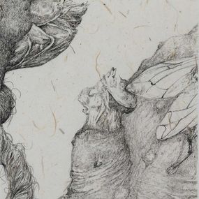 Zeichnungen, Le chêne à trois troncs n°33, Florian Song Nguyen