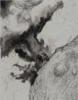 Zeichnungen, Le chêne à trois troncs n°38, Florian Song Nguyen