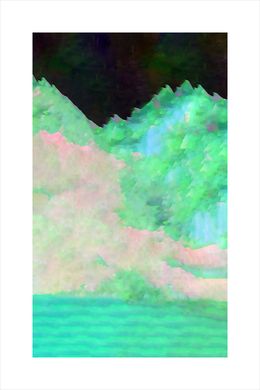 Print, Chartreuse, Angela Cameron