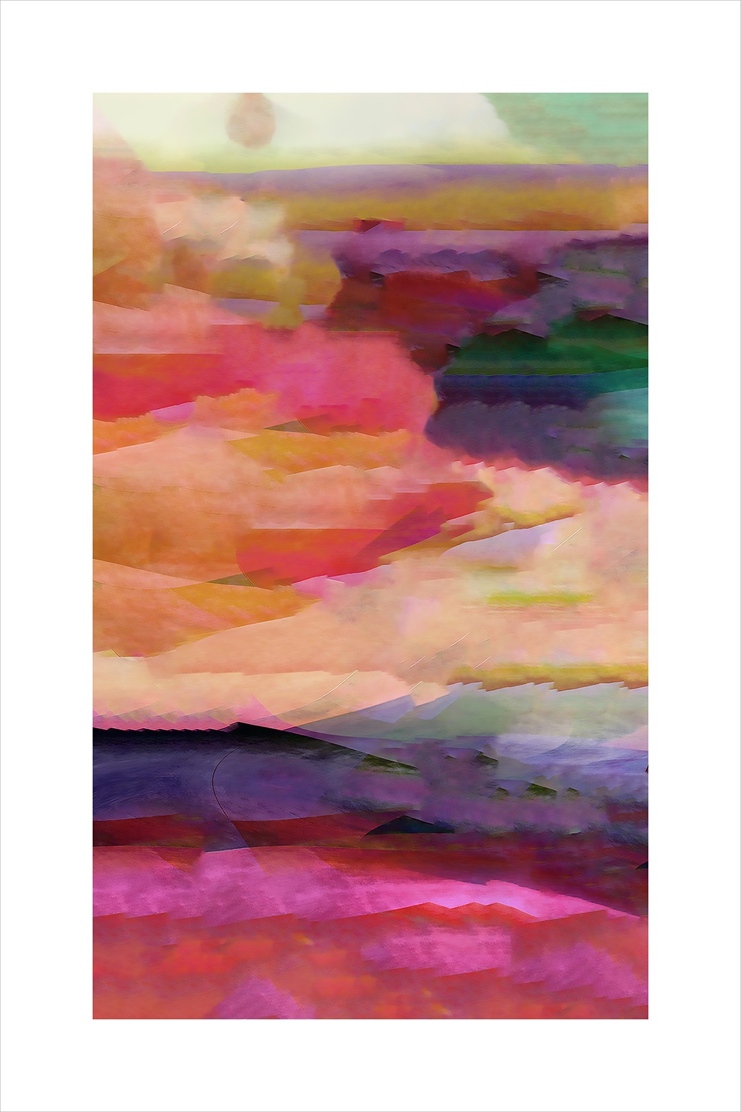Angela Cameron, Fields Of Orange & Fuchsia Angela Cameron, Fields Of Orange & Fuchsia