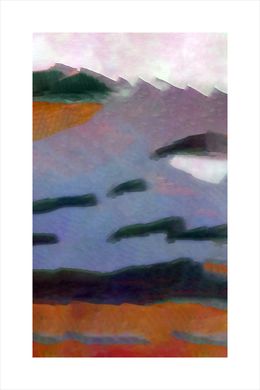 Print, Mountain Range, Angela Cameron
