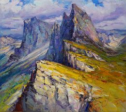 Painting, Dolomite Alps, Serhii Cherniakovskyi