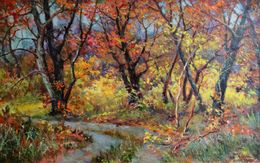 Painting, In the woods, Vitaly Duhnevich