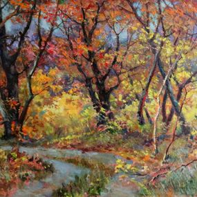 Gemälde, In the woods, Vitaly Duhnevich