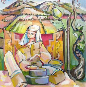 Gemälde, In the Shade of Grapes, Anahit Mirijanyan