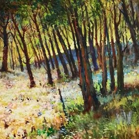 Gemälde, Pleasant summer forest, Vitaly Duhnevich