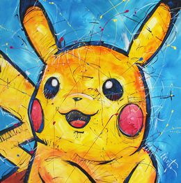 Painting, Pikachu, Martin