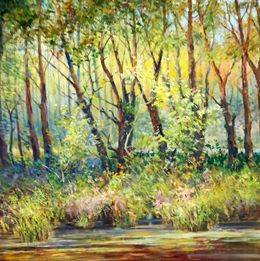 Gemälde, Blooming forest, Vitaly Duhnevich