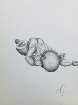 Fine Art Drawings, Doll, Olivia Moélo