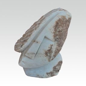 Sculpture, Face 7 - Portrait 7, Zachariah Njobo