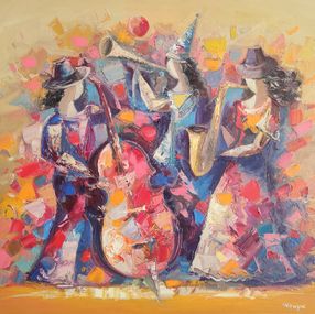 Painting, Ladies in Jazz, Hayk Miqayelyan