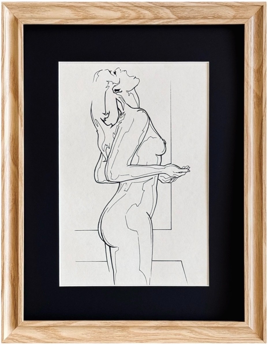 Eugene Eechaut, Nu féminin à l'encre de Chine (1) Eugene Eechaut, Nu féminin à l'encre de Chine (1)
