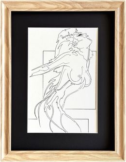 Dessin, Nu féminin à l'encre de Chine (4), Eugene Eechaut