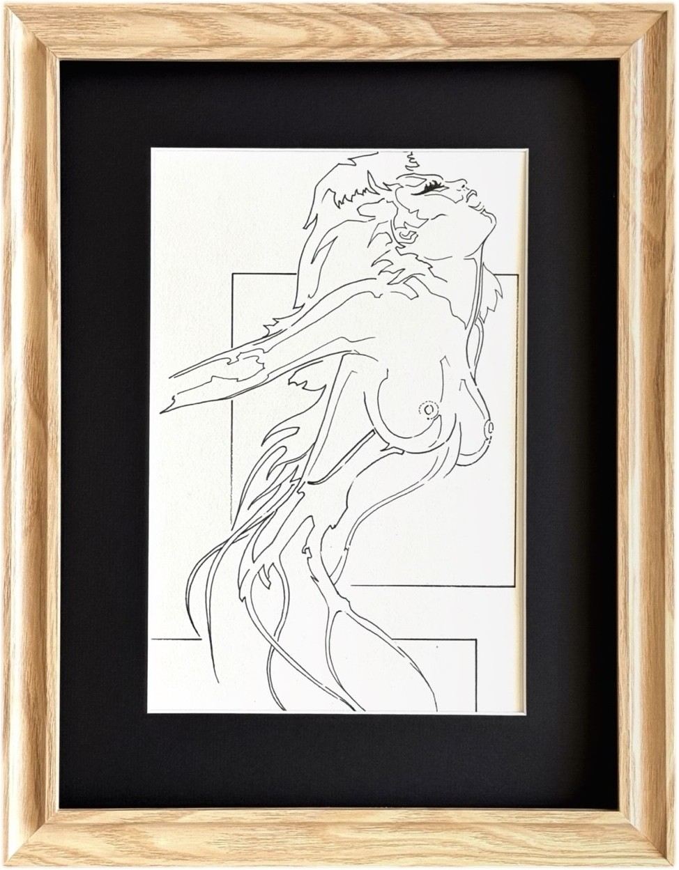 Eugene Eechaut, Nu féminin à l'encre de Chine (4) Eugene Eechaut, Nu féminin à l'encre de Chine (4)