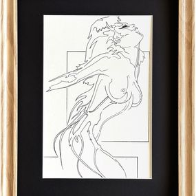 Fine Art Drawings, Nu féminin à l'encre de Chine (4), Eugene Eechaut