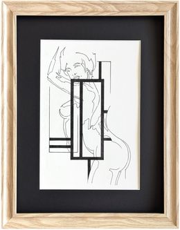 Dessin, Nu féminin à l'encre de Chine (5), Eugene Eechaut