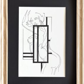 Fine Art Drawings, Nu féminin à l'encre de Chine (5), Eugene Eechaut
