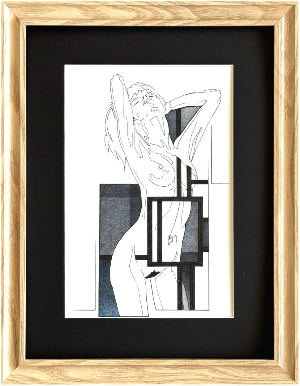 Eugene Eechaut, Nu féminin à l'encre de Chine (7) Eugene Eechaut, Nu féminin à l'encre de Chine (7)