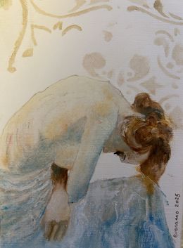 Gemälde, Un souffle bleu, Lisbeth Buonanno