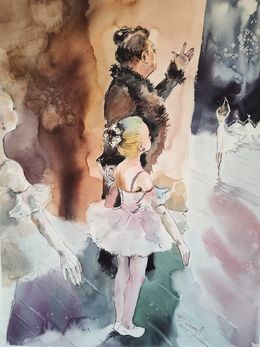 Gemälde, Cinq minutes avant la Gloire/ Série Vie Citadine, Nadia Bodnar