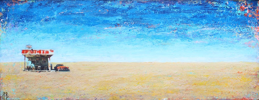 Jean-Philippe Berger, Gas station in the desert Jean-Philippe Berger, Gas station in the desert