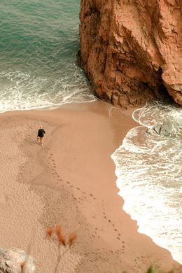 Photography, Footsepts in the sand of Illa Roja, Arantza NT Photography