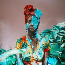 Painting, Amina, Alexandre Monteiro (Hopare)