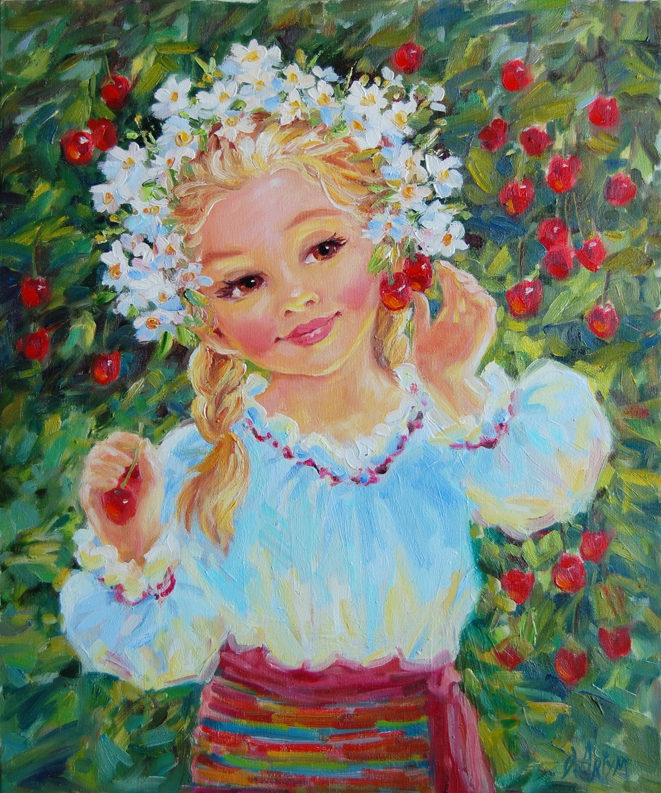 Olga Artim, Cherry dumplings Olga Artim, Cherry dumplings