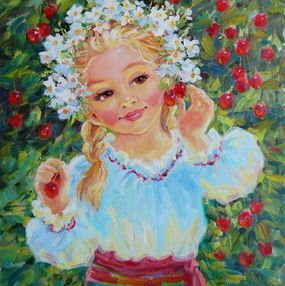 Gemälde, Cherry dumplings, Olga Artim