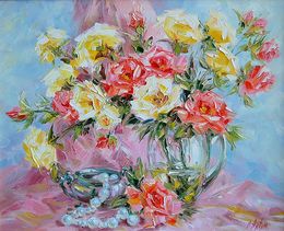 Gemälde, Pearl morning, Olga Artim