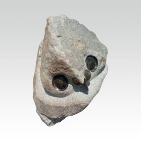 Skulpturen, Baby owl - Bébé chouette, Tauraï Mupaso