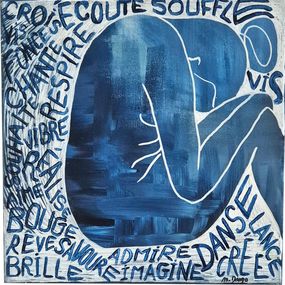 Gemälde, Sors de ta bulle, Marion Dauga