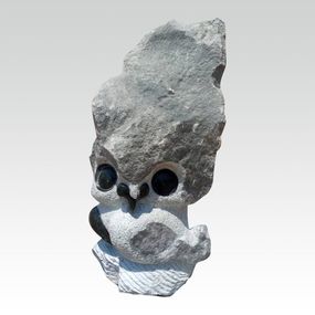 Skulpturen, King owl - Roi hibou, Tauraï Mupaso
