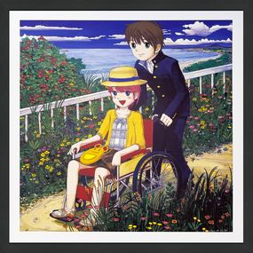 Drucke, Don't Go Anywhere (framed hand signed lithograph), Mr.