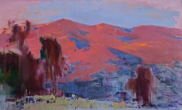 Peinture, The Magic of Evening Peaks, Helen Shukina