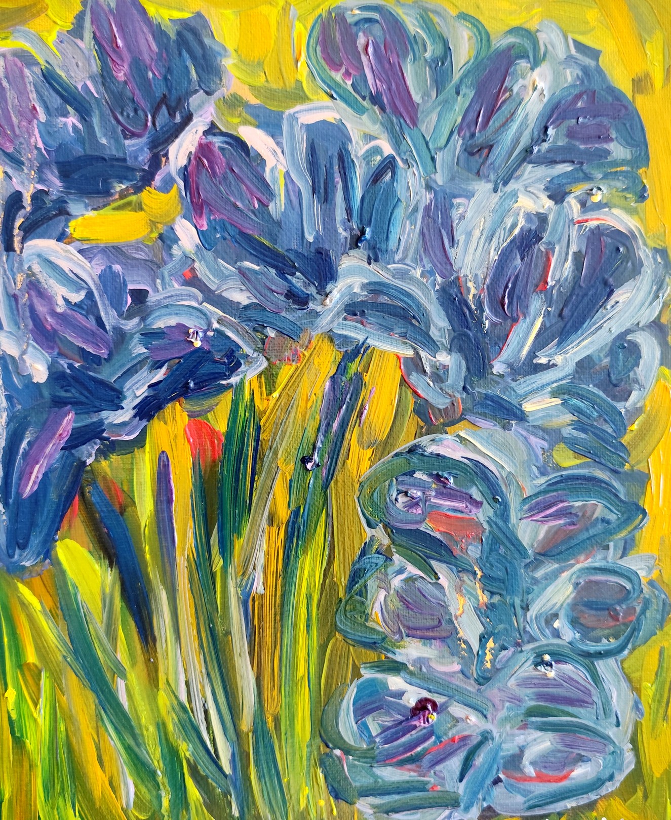 Natalya Mougenot, Irises dreams in bloom Natalya Mougenot, Irises dreams in bloom