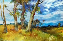 Painting, Covered with dark clouds, Vitaly Duhnevich