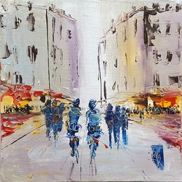 Gemälde, Jour de ville, Christian Raffin