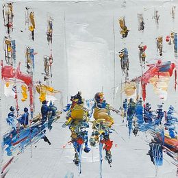 Painting, En ville, Christian Raffin