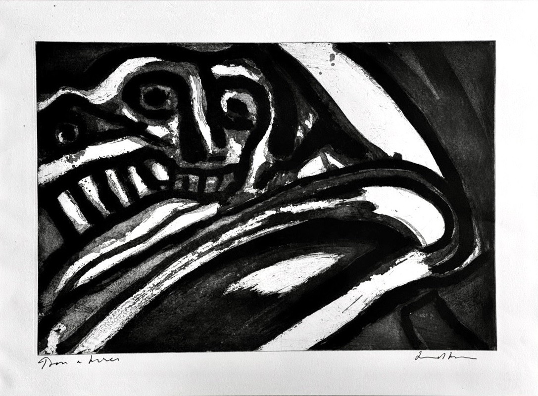 Bengt Lindström, Chamanes / Bon à tirer / Essai lithographique (1) Bengt Lindström, Chamanes / Bon à tirer / Essai lithographique (1)