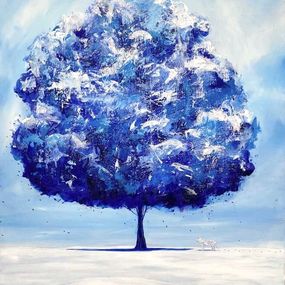 Painting, A Tree of White Tiger, Yeju Kwon