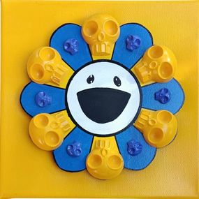 Painting, FlowerSkull, VL.