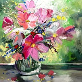 Gemälde, Spring in Vase, Vahe Bagumyan